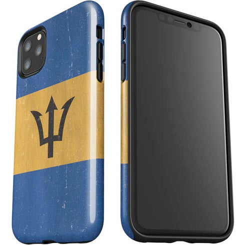 Barbados Flag Distressed iPhone 11 Pro Max Impact Case